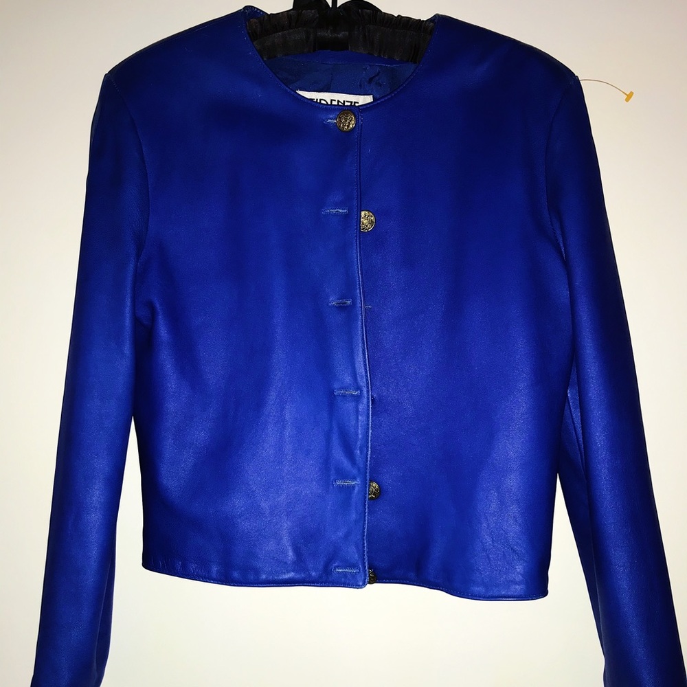 Retro leather jacket